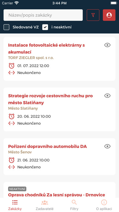 Emulate iPhone app Ve?ejné zakázky PoDo using MyAndroid Emulate iPhone app Ve?ejné zakázky PoDo using MyAndroid