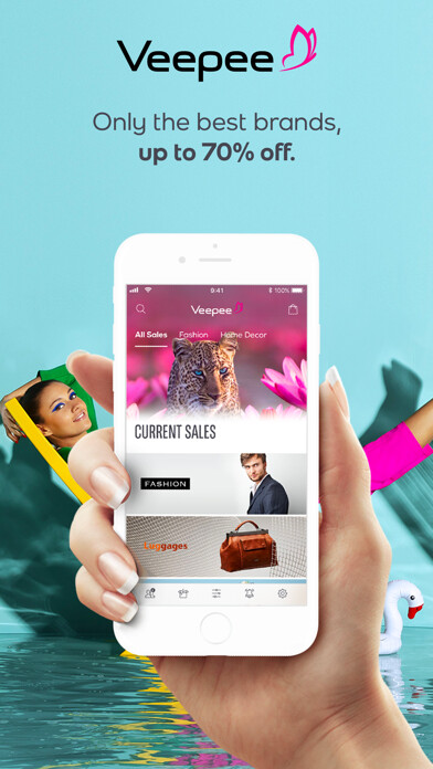 Emulate iPhone app Veepee by vente-privee using MyAndroid