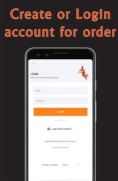 Run android online APK vegafood, Ordering  Delivery from MyAndroid or emulate vegafood, Ordering  Delivery using MyAndroid