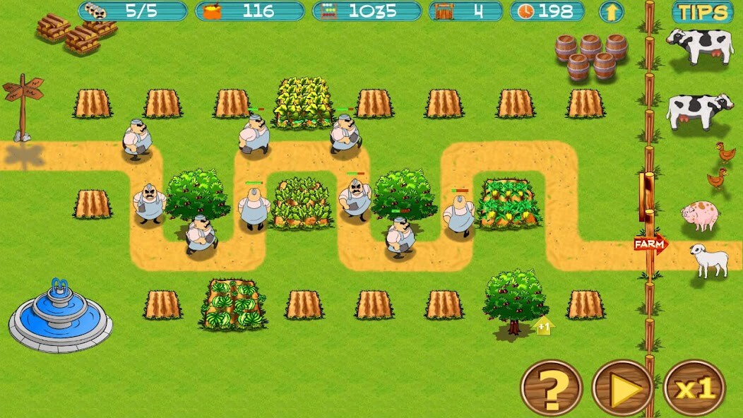 Run android online APK Vegan Defense from MyAndroid or emulate Vegan Defense using MyAndroid