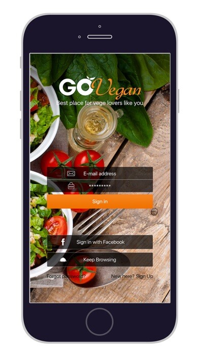 Emulate iPhone app Vegan Dishes using MyAndroid Emulate iPhone app Vegan Dishes using MyAndroid