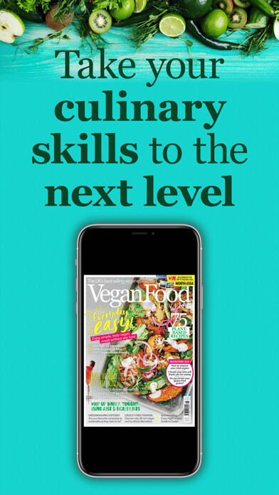 Emulate iPhone app Vegan Food & Living using MyAndroid