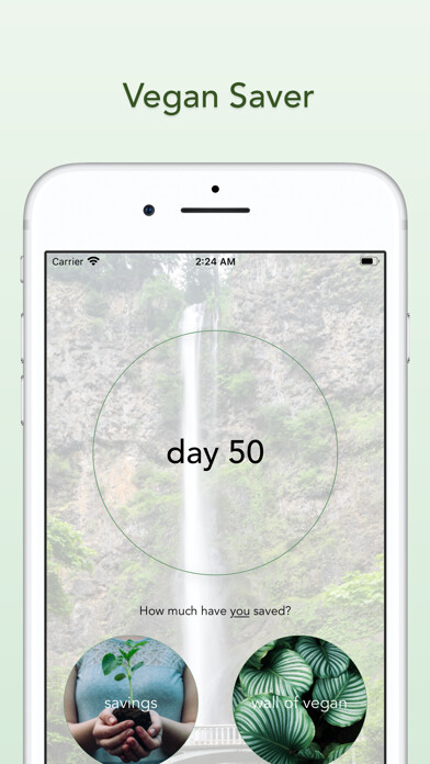 Emulate iPhone app Vegan Saver using MyAndroid