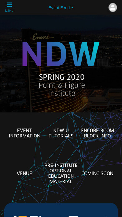 Emulate iPhone app Vegas 2020 PnF Institute using MyAndroid