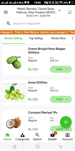 Run android online APK VegBucket from MyAndroid or emulate VegBucket using MyAndroid