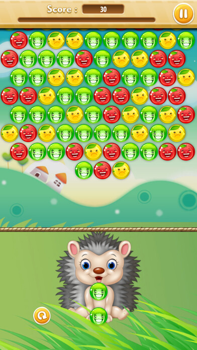 Emulate iPhone app Vege Farm - Bubble Shooter using MyAndroid