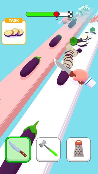 Emulate iPhone app Vegetable Run using MyAndroid