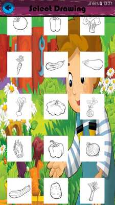 Emulate Android APK Vegetables Coloring Book games for kids Emulate Android APK Vegetables Coloring Book games for kids
