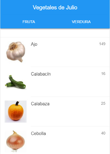 Run android online APK Vegetales de temporada from MyAndroid or emulate Vegetales de temporada using MyAndroid