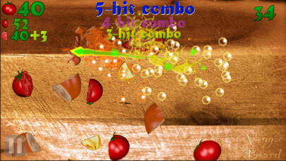 Emulate iPhone app Veggie Ninja using MyAndroid