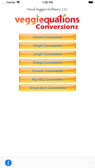 Emulate iPhone app VeggiEquations Conversions using MyAndroid Emulate iPhone app VeggiEquations Conversions using MyAndroid
