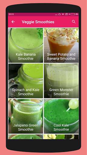 Run android online APK Veggie Smoothie Recipes from MyAndroid or emulate Veggie Smoothie Recipes using MyAndroid
