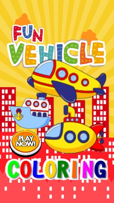 Emulate iPhone app Vehicle coloring book free crayon games for kids using MyAndroid Emulate iPhone app Vehicle coloring book free crayon games for kids using MyAndroid