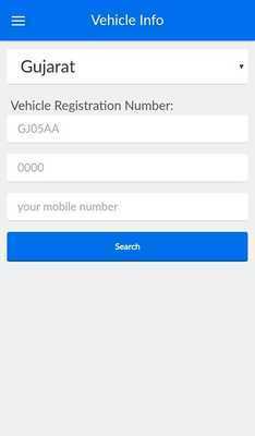 Emulate Android APK Vehicle Info - RTO India Emulate Android APK Vehicle Info - RTO India