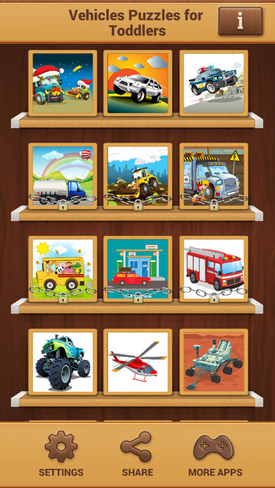 Emulate iPhone app Vehicles Jigsaw Puzzles For Toddlers And Kids Free using MyAndroid Emulate iPhone app Vehicles Jigsaw Puzzles For Toddlers And Kids Free using MyAndroid