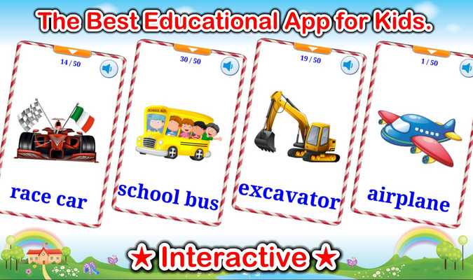 Emulate Android APK Vehicles Sounds Flashcards v2
