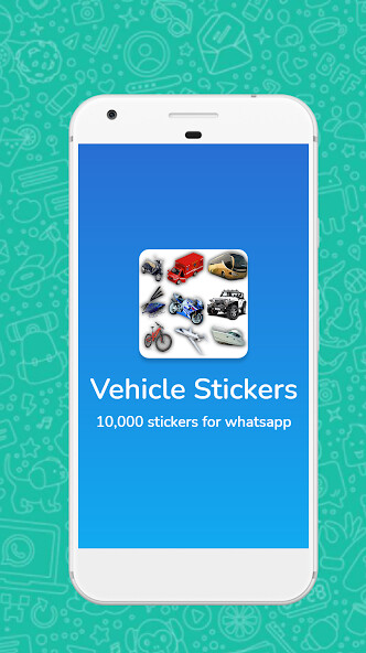 Run android online APK Vehicle Stickers WAStickerApps from MyAndroid or emulate Vehicle Stickers WAStickerApps using MyAndroid