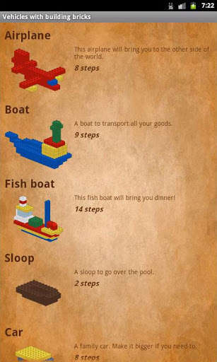 Emulate Android APK Vehicles with building bricks