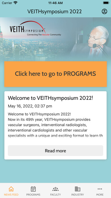 Emulate iPhone app VEITHsymposium 2022 using MyAndroid Emulate iPhone app VEITHsymposium 2022 using MyAndroid