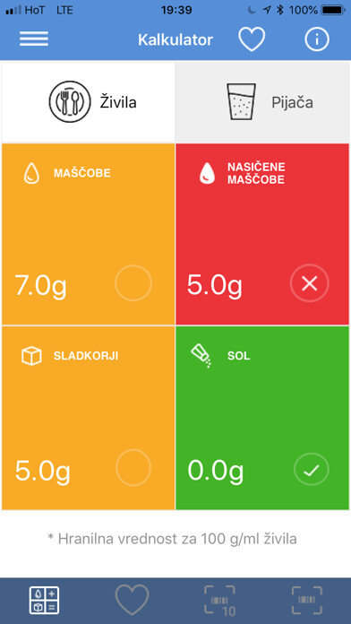 Emulate iPhone app Veš kaj ješ za iPhone using MyAndroid