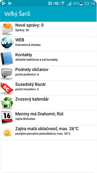 Run android online APK Veľký Šariš from MyAndroid or emulate Veľký Šariš using MyAndroid
