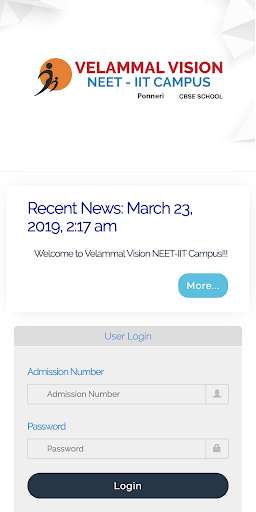 Run android online APK Velammal Vision NEET-IIT Campus from MyAndroid or emulate Velammal Vision NEET-IIT Campus using MyAndroid