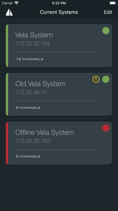 Emulate iPhone app Vela Monitor using MyAndroid