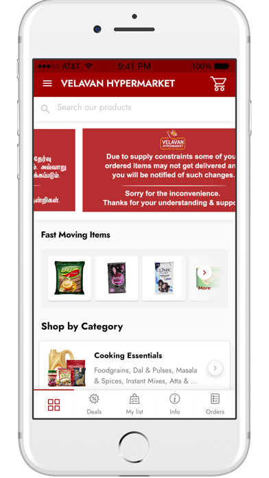 Emulate iPhone app Velavan Hypermarket using MyAndroid Emulate iPhone app Velavan Hypermarket using MyAndroid