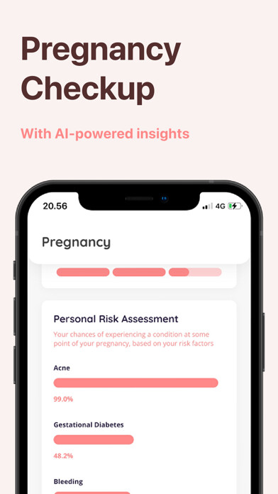 Emulate iPhone app Velmio - Pregnancy Checkup using MyAndroid
