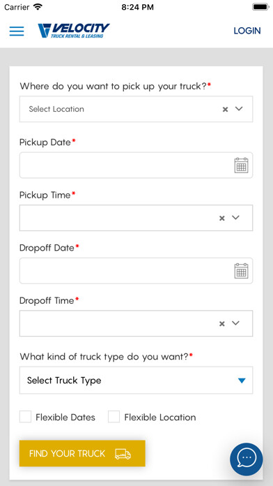 Emulate iPhone app Velocity Truck Rental Leasing using MyAndroid Emulate iPhone app Velocity Truck Rental Leasing using MyAndroid