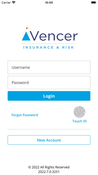 Emulate iPhone app Vencer Insurance & Risk Online using MyAndroid
