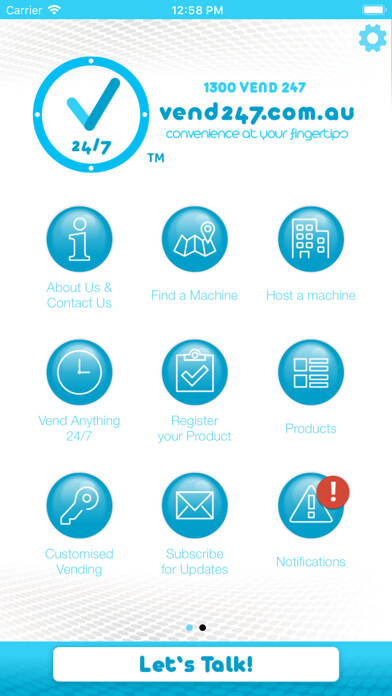 Emulate iPhone app Vend247 - Vend Anything using MyAndroid