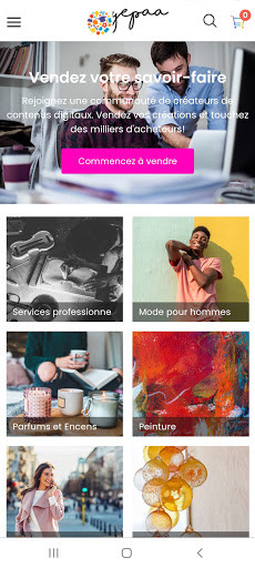 Run android online APK Vendre sur Yepaa from MyAndroid or emulate Vendre sur Yepaa using MyAndroid