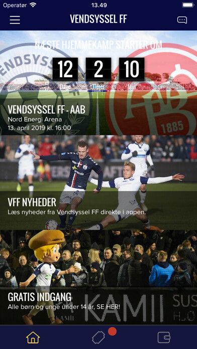 Emulate iPhone app Vendsyssel FF using MyAndroid