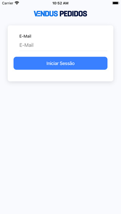 Emulate iPhone app Vendus Pedidos using MyAndroid Emulate iPhone app Vendus Pedidos using MyAndroid