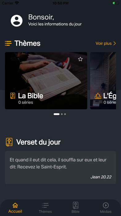 Emulate iPhone app Venez Et Raisonnons using MyAndroid