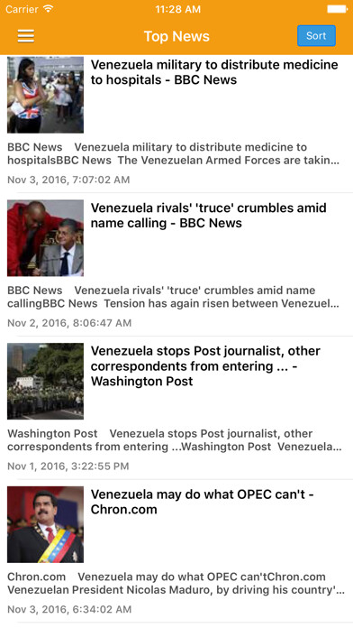 Emulate iPhone app Venezuela News Today & Caracas Radio Free using MyAndroid Emulate iPhone app Venezuela News Today & Caracas Radio Free using MyAndroid