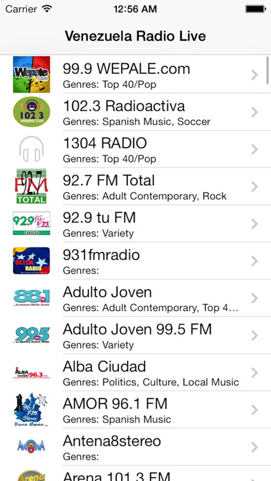 Emulate iPhone app Venezuela Radio Live Player (Caracas / Spanish / español) using MyAndroid Emulate iPhone app Venezuela Radio Live Player (Caracas / Spanish / español) using MyAndroid