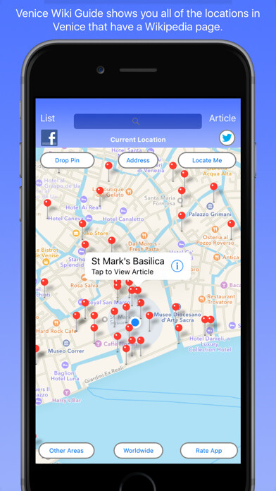 Emulate iPhone app Venice Wiki Guide using MyAndroid