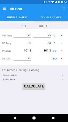 Run android online APK Vent Calculator from MyAndroid or emulate Vent Calculator using MyAndroid