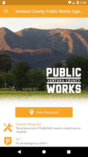 Run android online APK Ventura County Public Works Agency from MyAndroid or emulate Ventura County Public Works Agency using MyAndroid