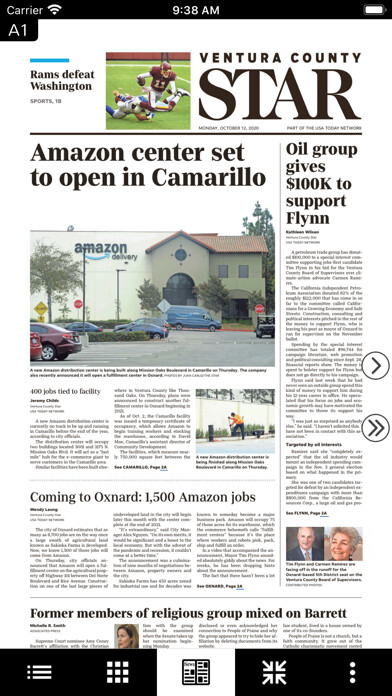 Emulate iPhone app Ventura County Star eEdition using MyAndroid Emulate iPhone app Ventura County Star eEdition using MyAndroid