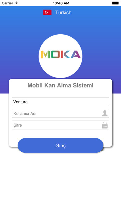 Emulate iPhone app Ventura Moka using MyAndroid