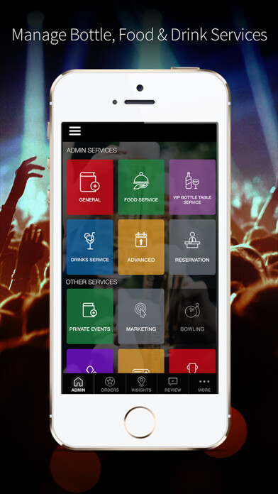 Emulate iPhone app VenueLytics:Guest Experience using MyAndroid