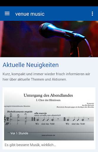 Run android online APK venue music from MyAndroid or emulate venue music using MyAndroid