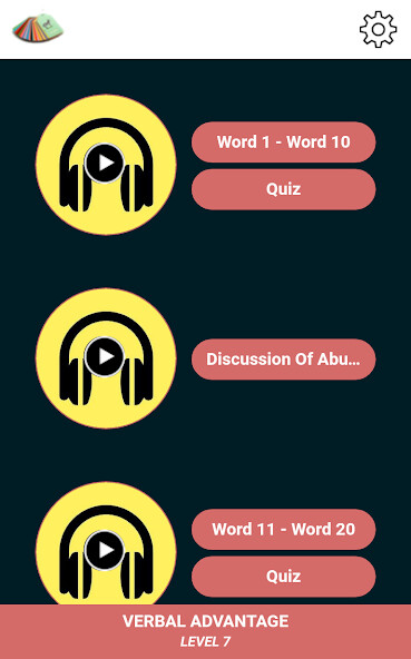 Emulate iPhone app Verbal Advantage - Level 7 using MyAndroid Emulate iPhone app Verbal Advantage - Level 7 using MyAndroid