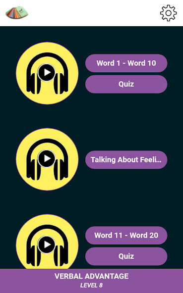 Emulate iPhone app Verbal Advantage - Level 8 using MyAndroid Emulate iPhone app Verbal Advantage - Level 8 using MyAndroid