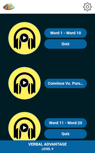 Emulate iPhone app Verbal Advantage - Level 9 using MyAndroid Emulate iPhone app Verbal Advantage - Level 9 using MyAndroid