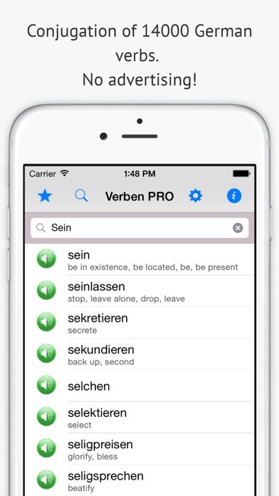 Emulate iPhone app Verben PRO using MyAndroid Emulate iPhone app Verben PRO using MyAndroid
