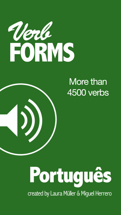 Emulate iPhone app VerbForms Português using MyAndroid